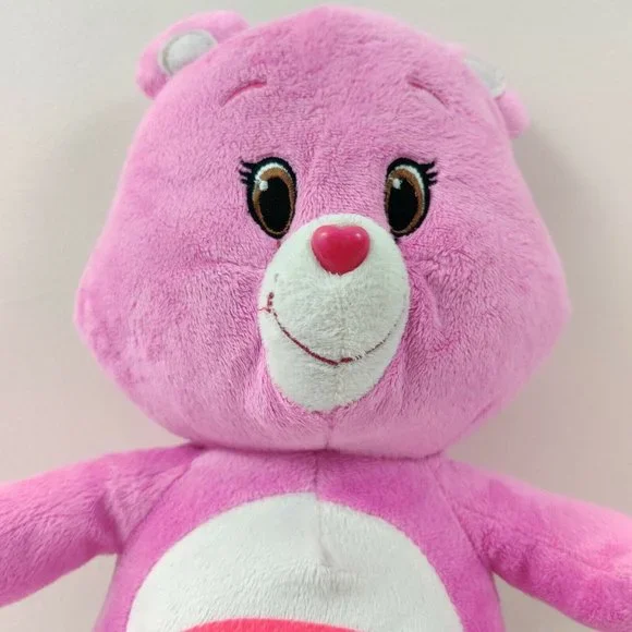 Care Bears Cheer Bear Plush Stuffed Animal Kellytoy 12" Sitting 2016 Pink Toy - Picture 3 of 12